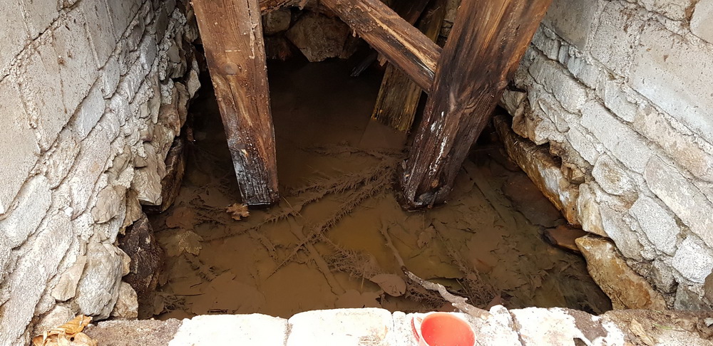 Oprava studánky Dobrá voda II