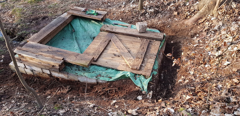 Oprava studánky Dobrá voda II