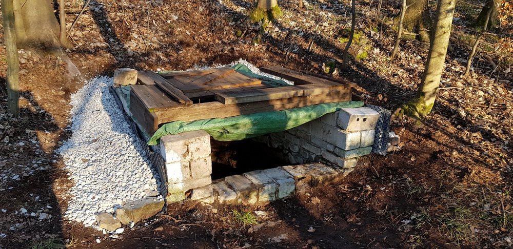 Oprava studánky Dobrá voda II