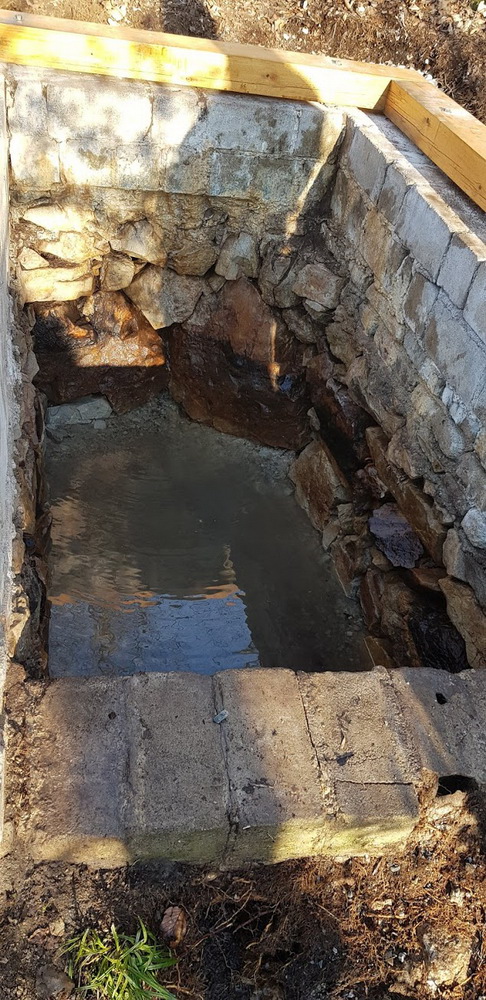 Oprava studánky Dobrá voda II