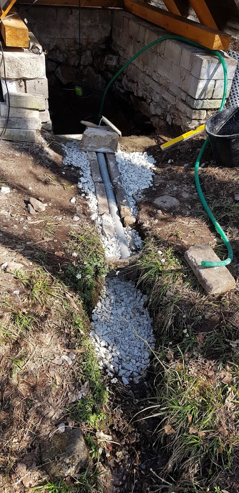 Oprava studánky Dobrá voda II