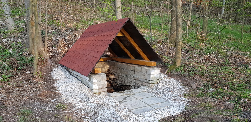 Oprava studánky Dobrá voda II