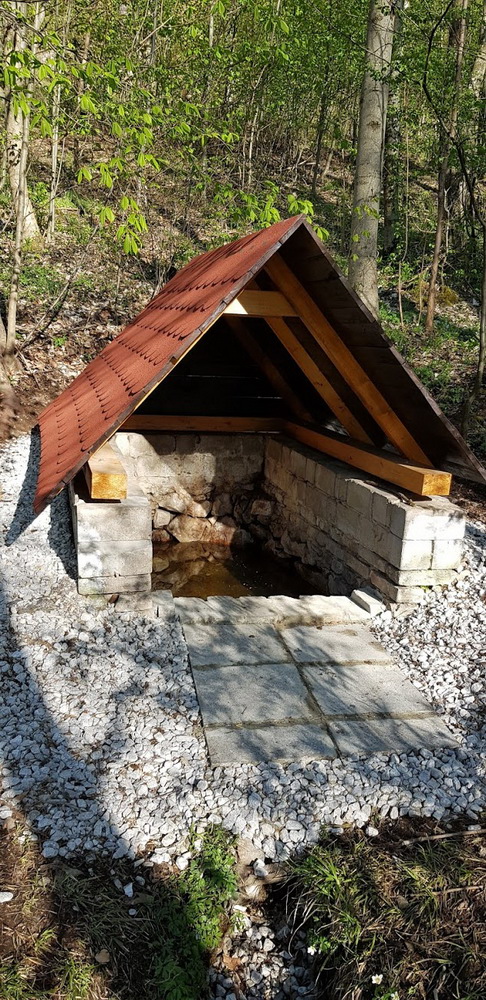 Oprava studánky Dobrá voda II