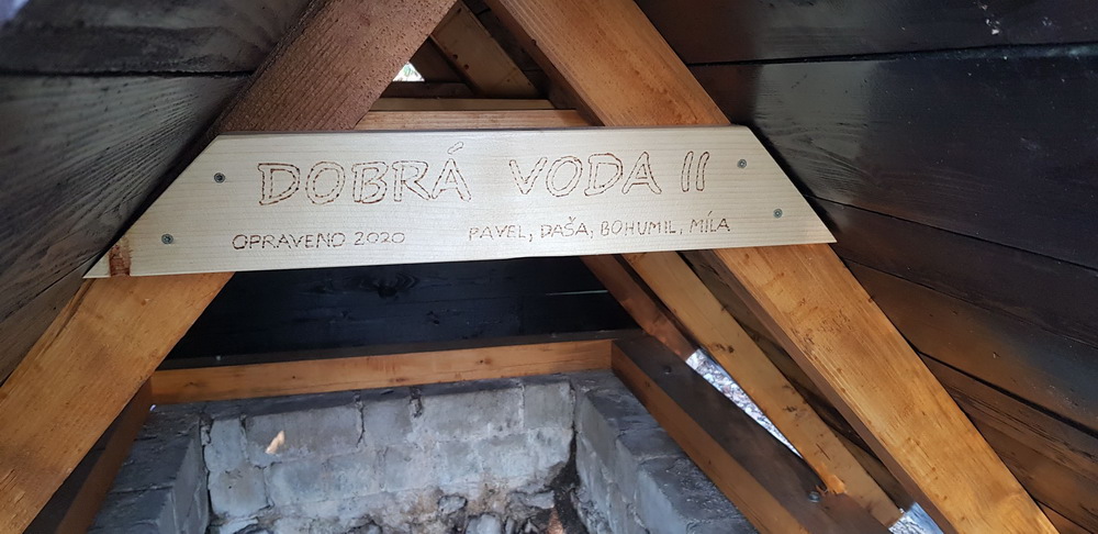 Oprava studánky Dobrá voda II