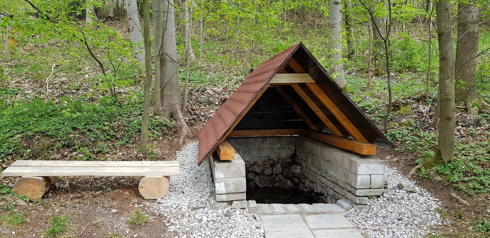 Oprava studánky Dobrá voda II