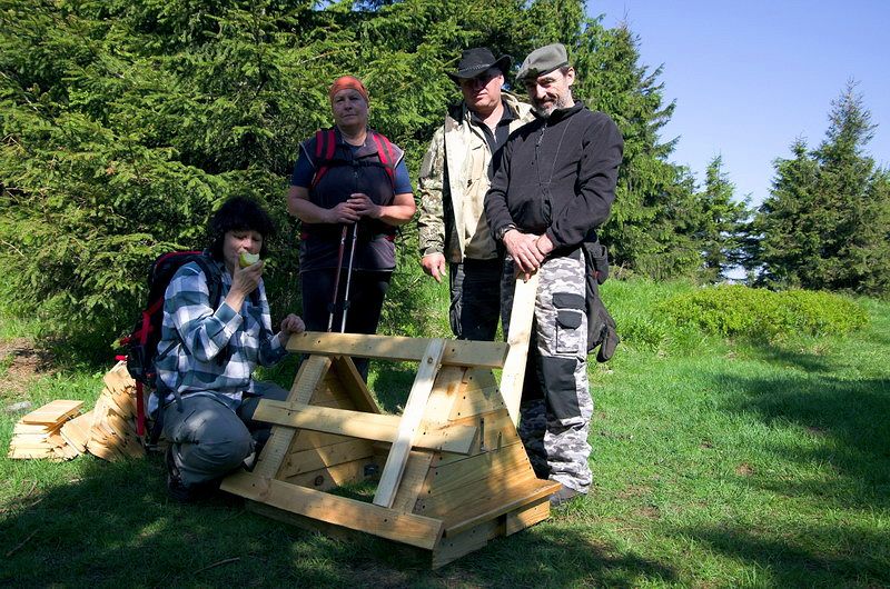 Oprava studánky Tajemná Řásnovka