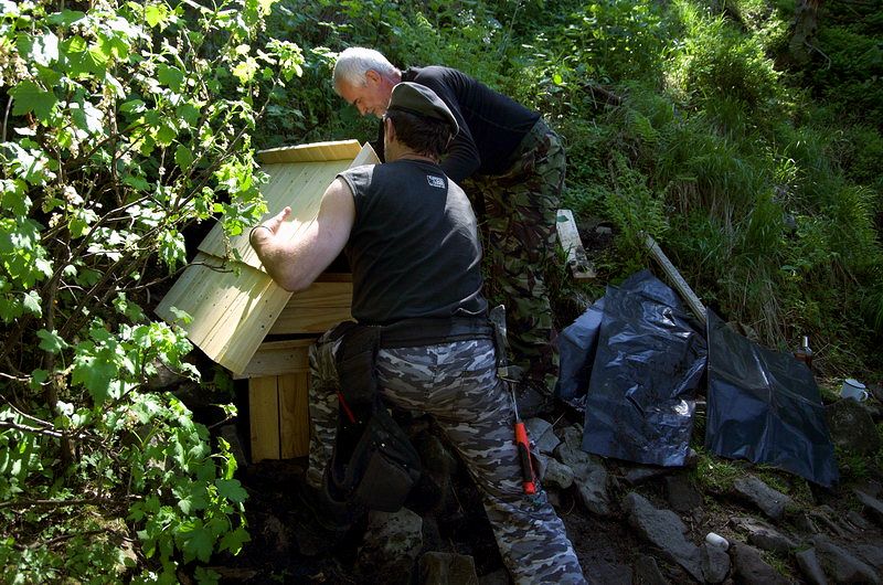 Oprava studánky Tajemná Řásnovka