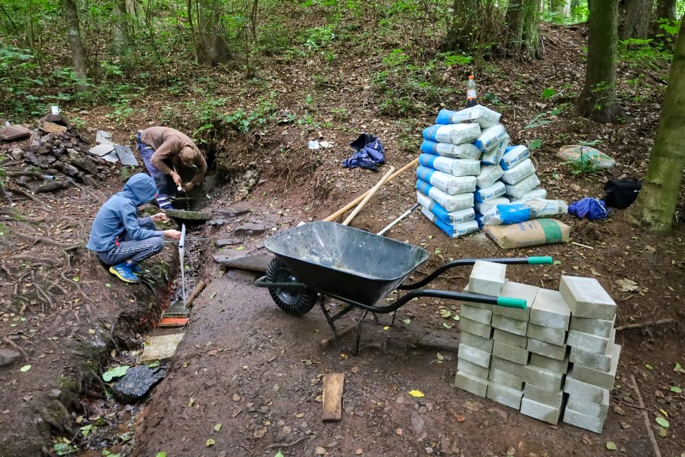 Oprava studánky Kanovka